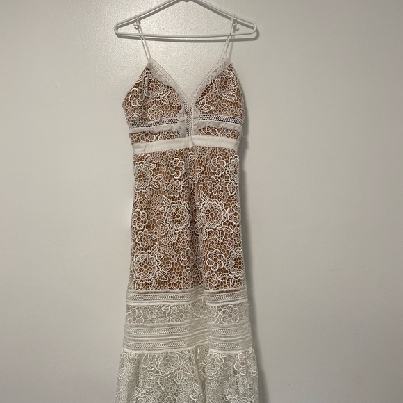 SELF-PORTRAIT Lace Midi - Picture 4 of 6